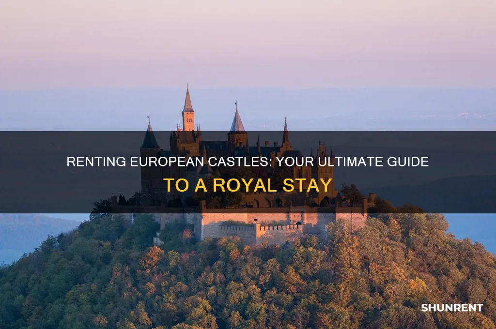 how to rent a castle in europe