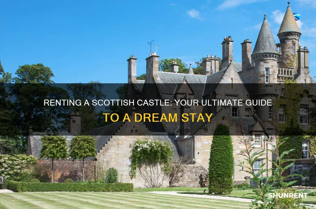 how to rent a castle in scotland