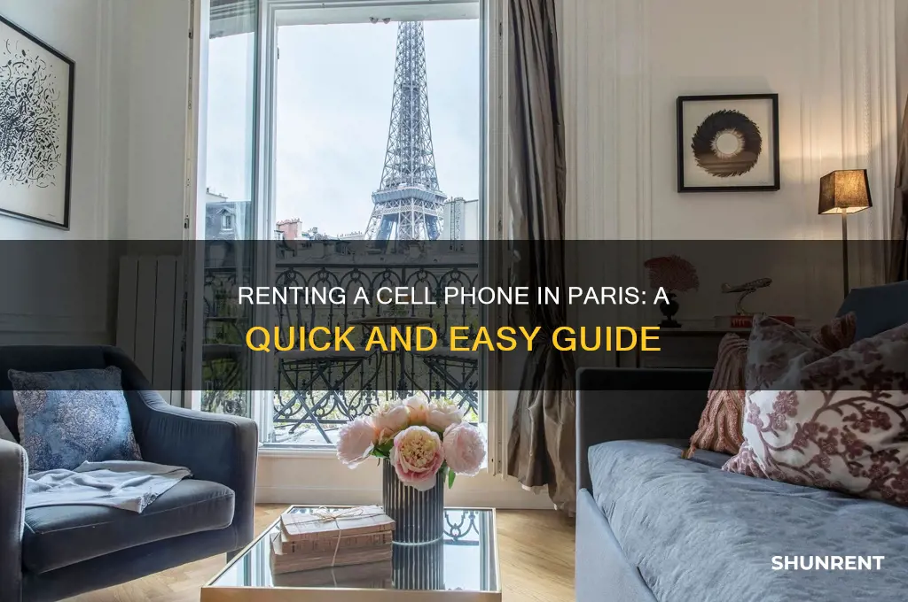 how to rent a cell phone in paris