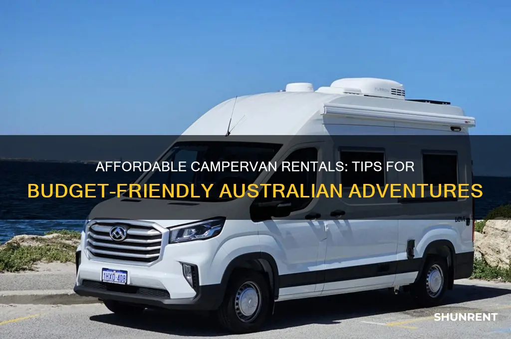 how to rent a cheap campervan in australia