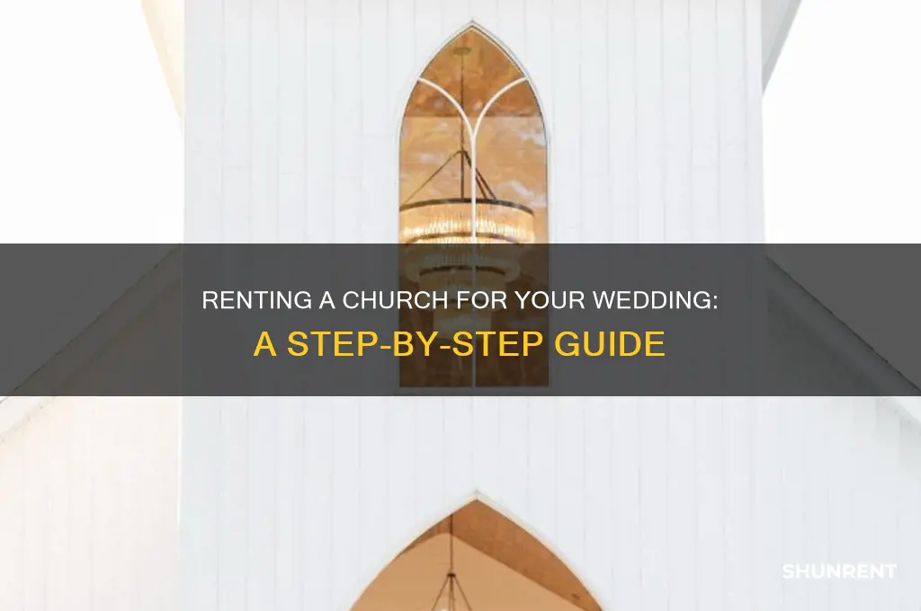 how to rent a church for wedding