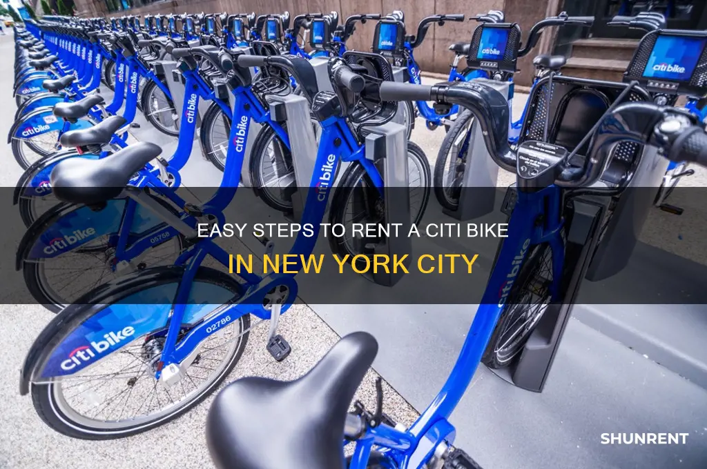 how to rent a citi bike in new york
