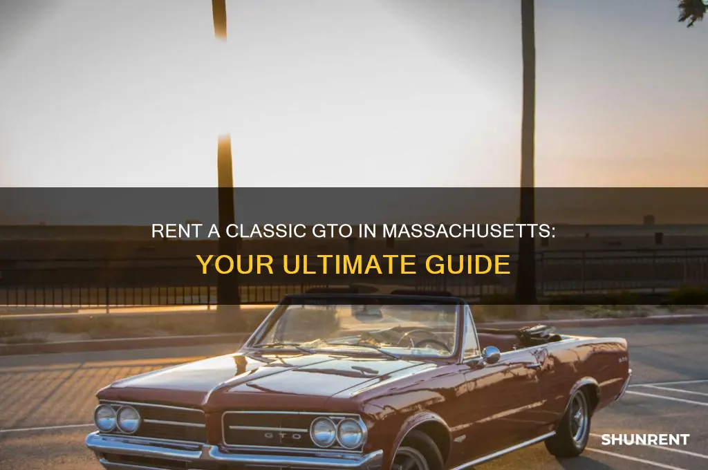 how to rent a classic gto in massachusetts