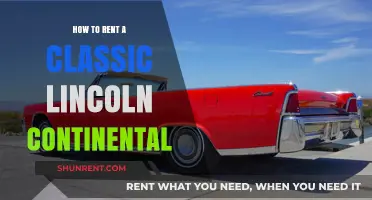 Renting a Classic Lincoln Continental: A Step-by-Step Guide