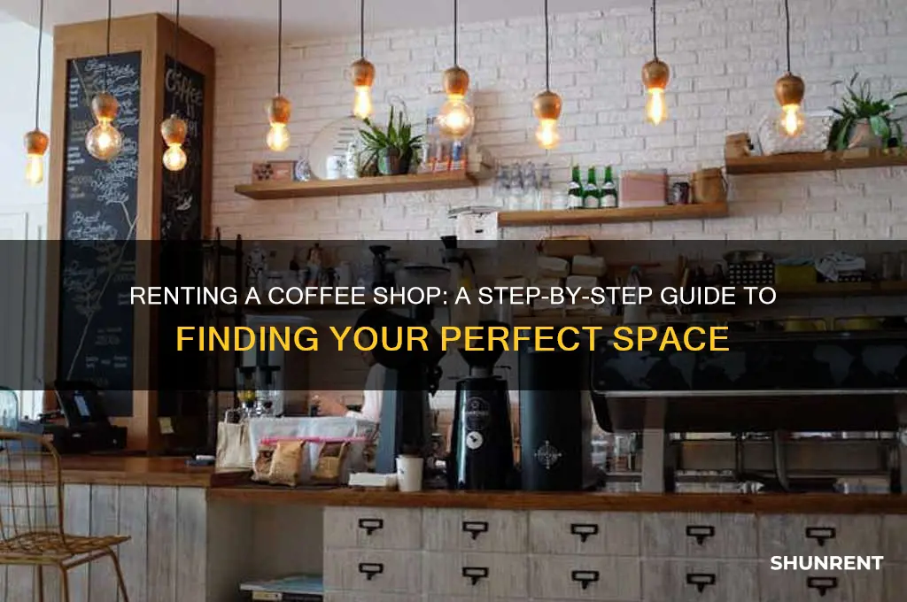 how to rent a coffee shop place