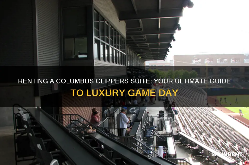 how to rent a columbus clippers suite