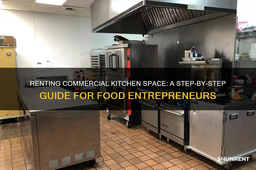 how to rent a commercial kitchen space