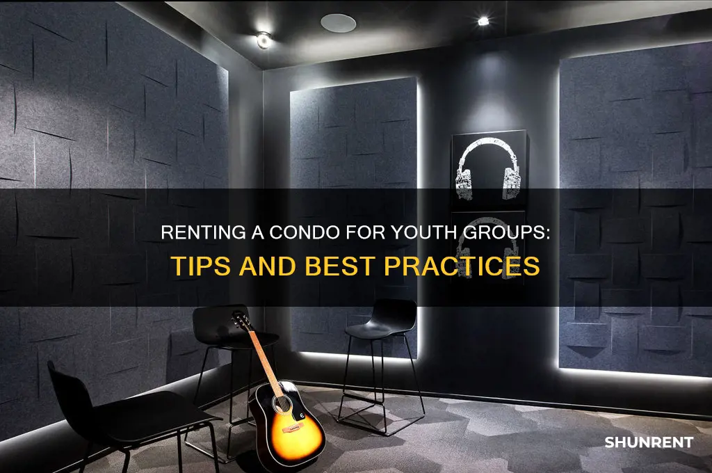 how to rent a condo for a youth group