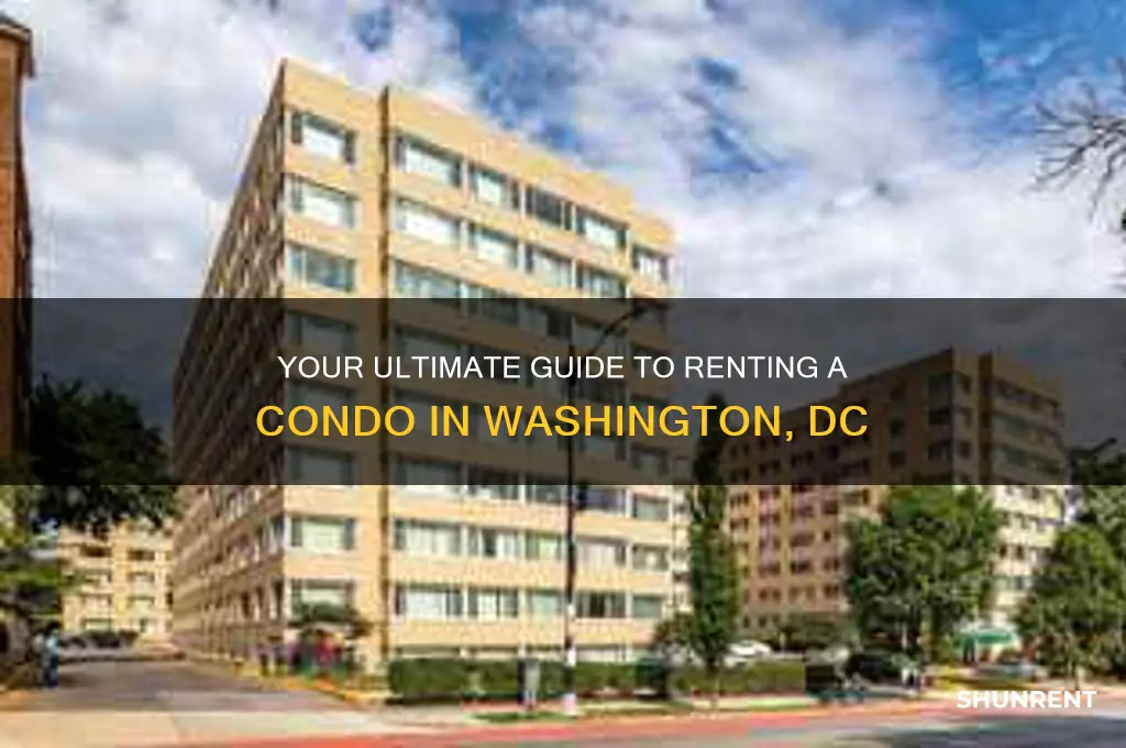how to rent a condo in dc