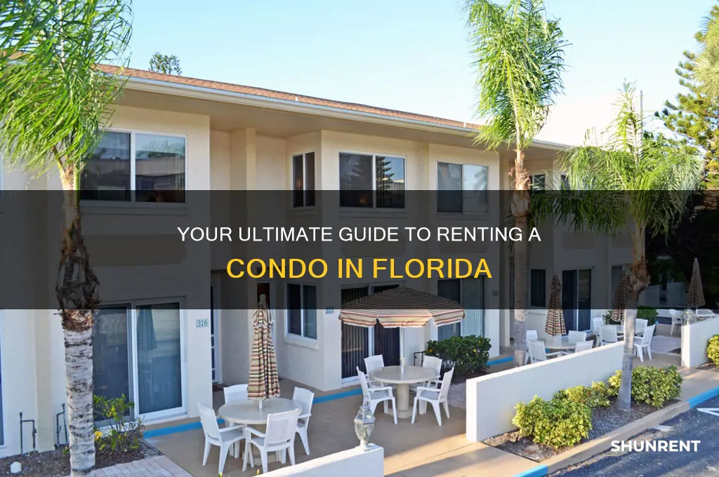how to rent a condo in florida