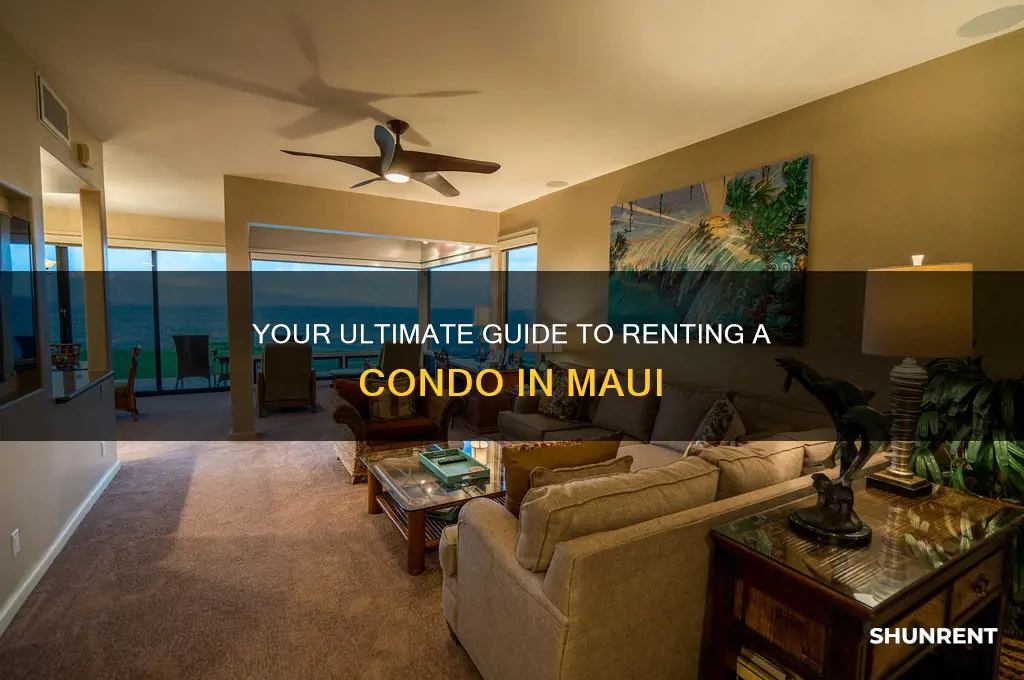 how to rent a condo in maui