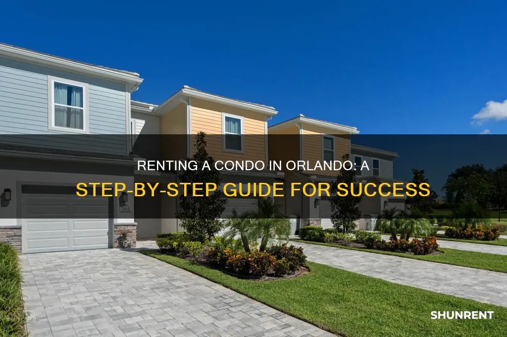 how to rent a condo in orlando florida