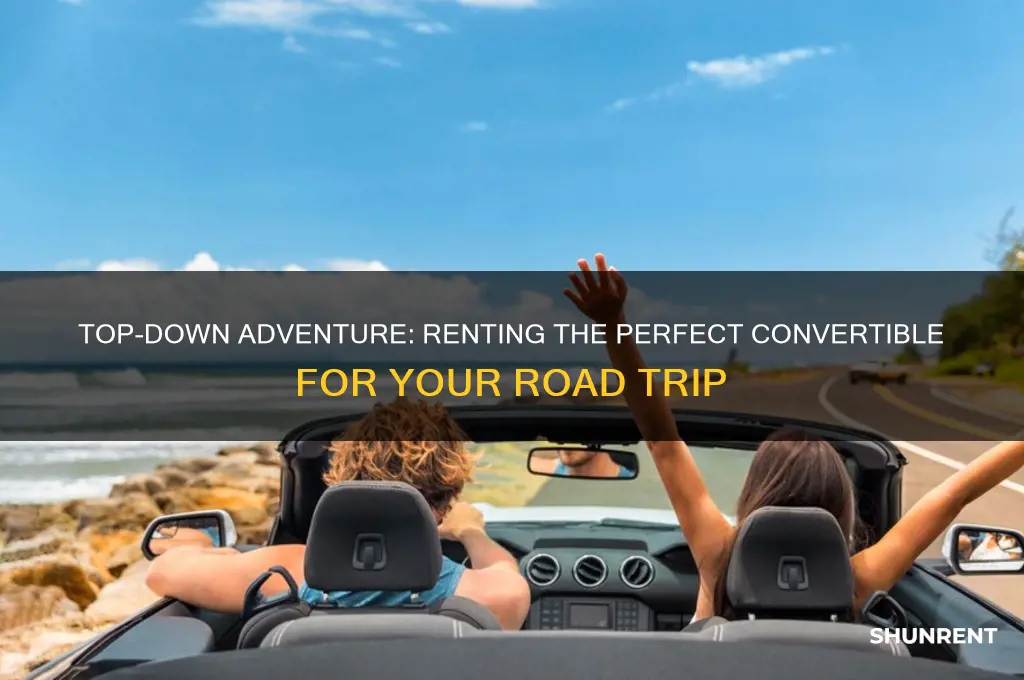 how to rent a convertible for a road trip