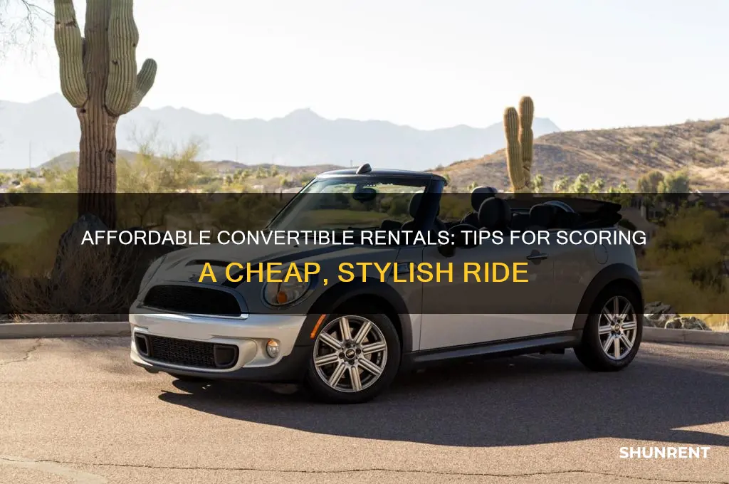 how to rent a convertible for cheap