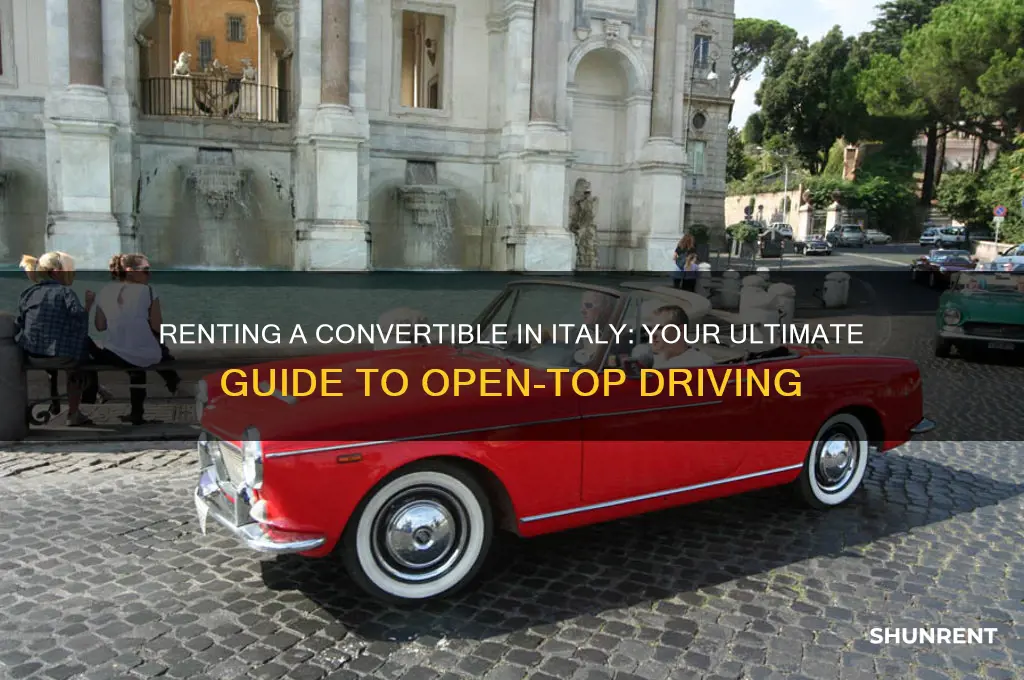 how to rent a convertible in italy