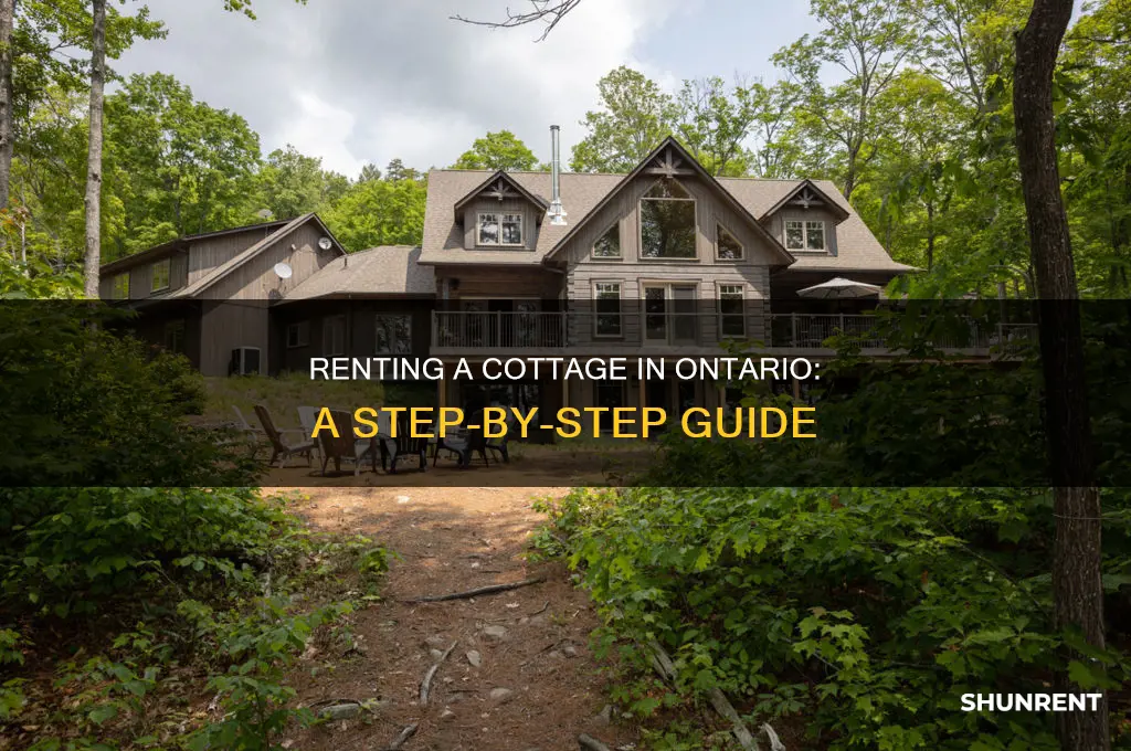 how to rent a cottage in ontario