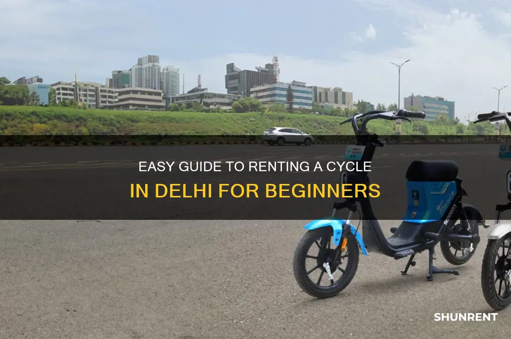how to rent a cycle in delhi