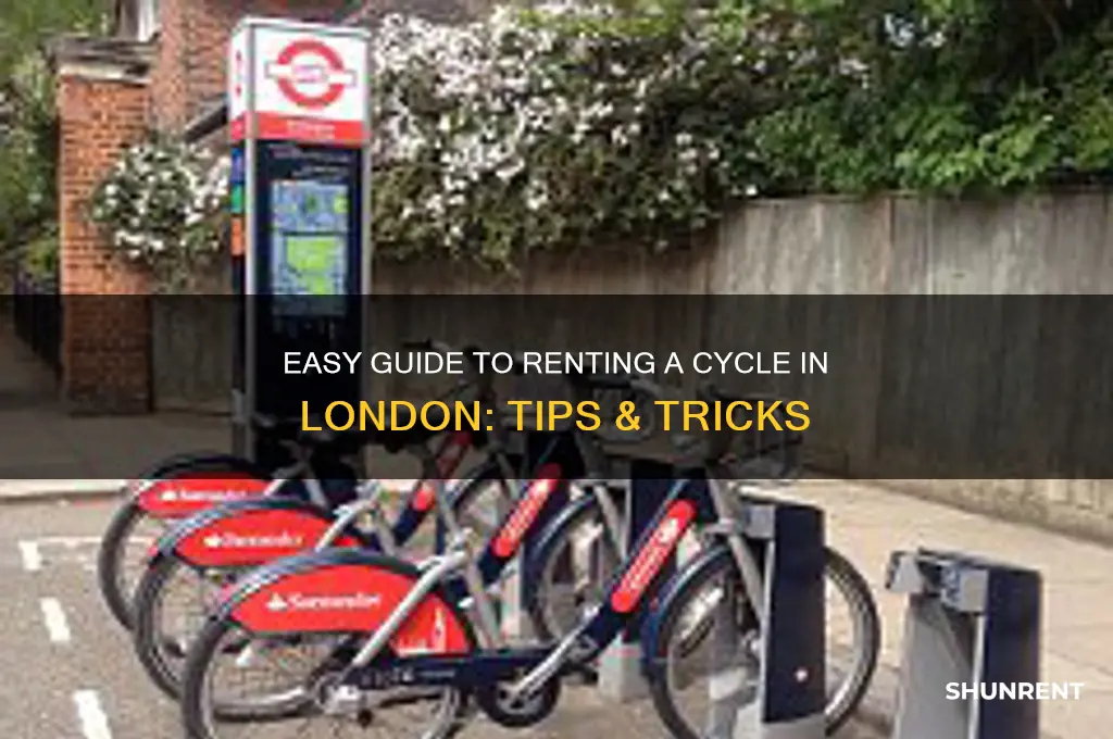 how to rent a cycle in london