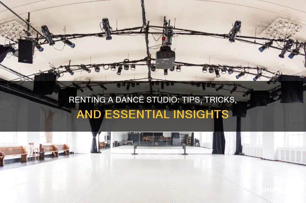 how to rent a dance studio rit
