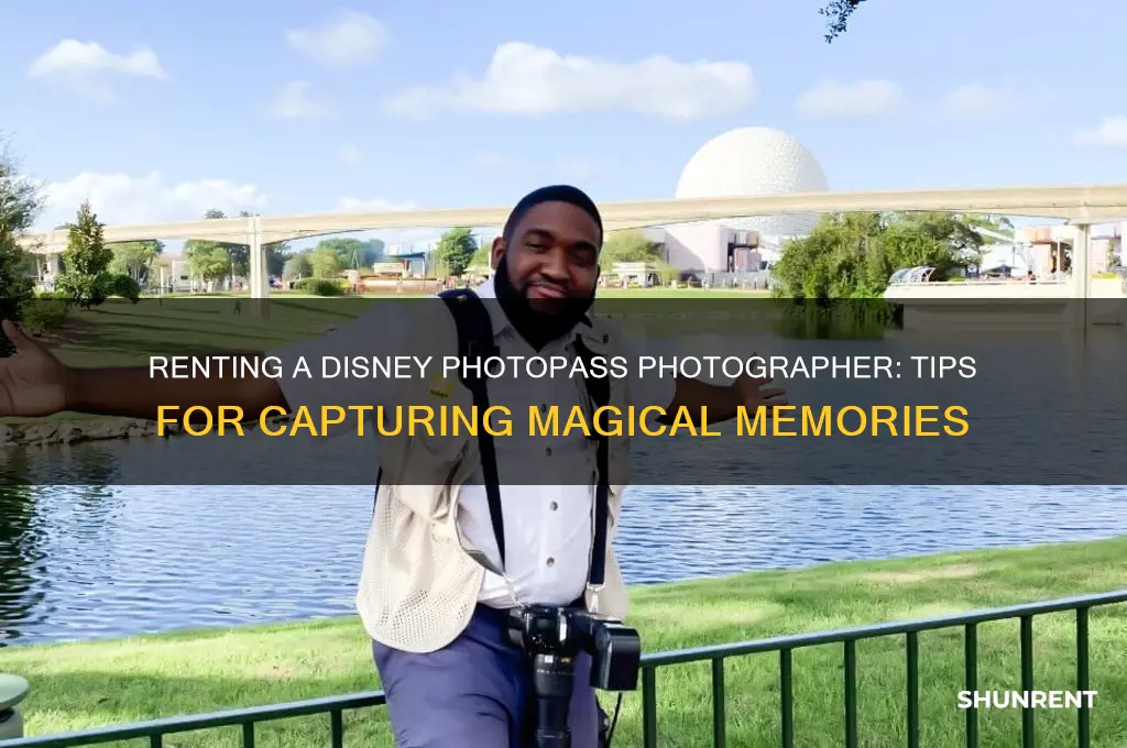 how to rent a disney photopass photographer