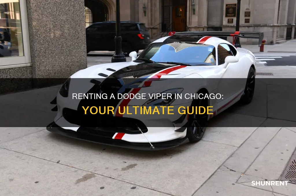 how to rent a dodge viper chicago