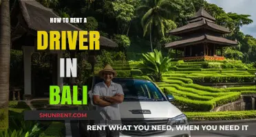 Renting a Driver in Bali: Tips for a Stress-Free Experience