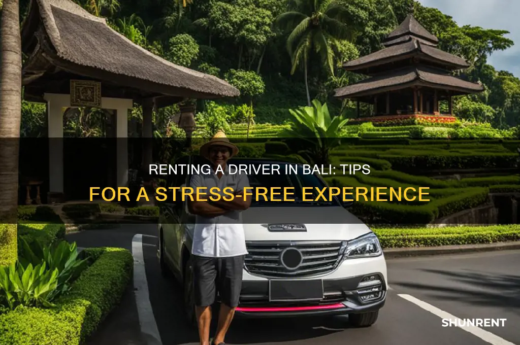 how to rent a driver in bali