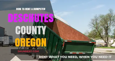 Renting a Dumpster in Deschutes County, Oregon: A Comprehensive Guide