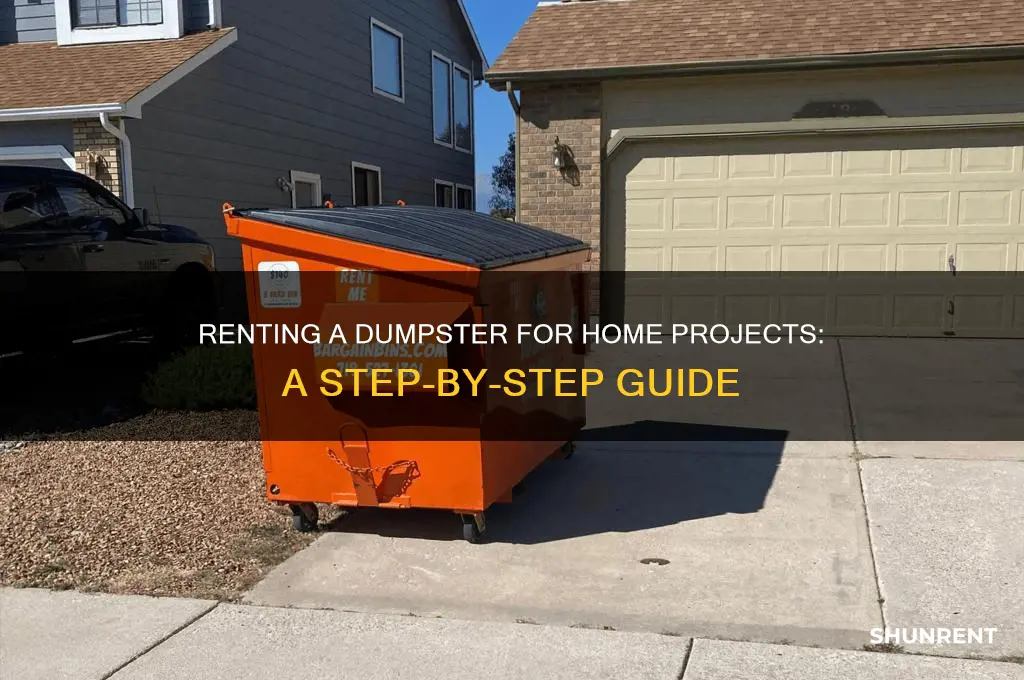 how to rent a dumpster for residential