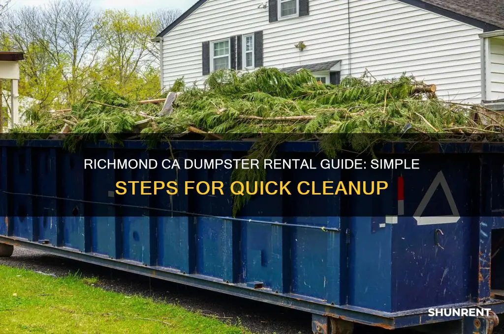 how to rent a dumpster in richmond ca