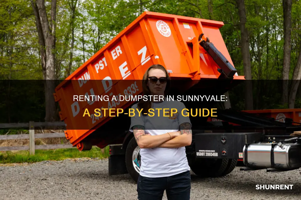 how to rent a dumpster in sunnyvale