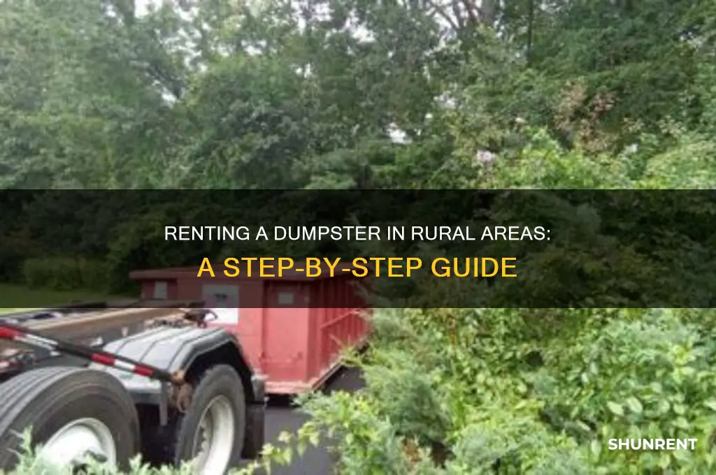 how to rent a dumpster outside of city limits