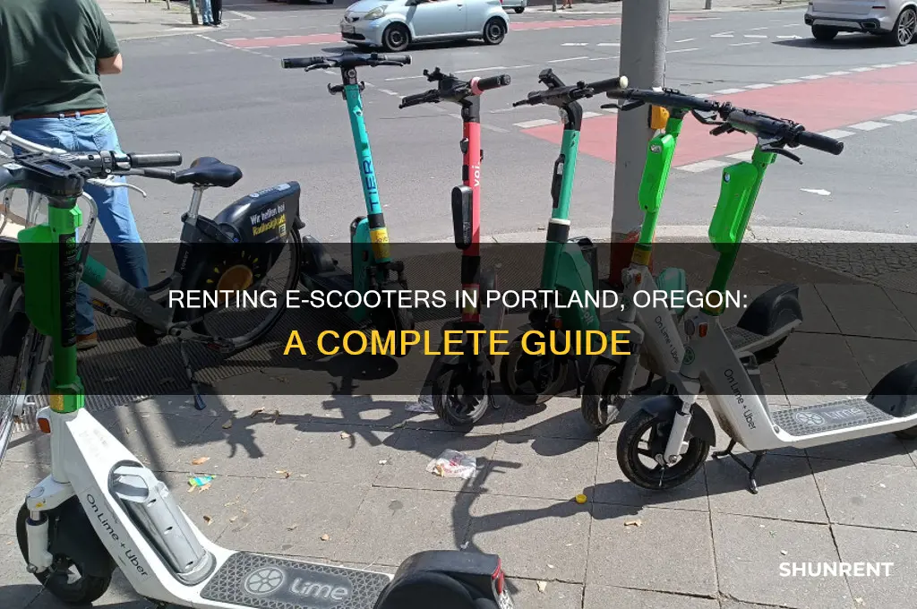 how to rent a e scooters portland oregon