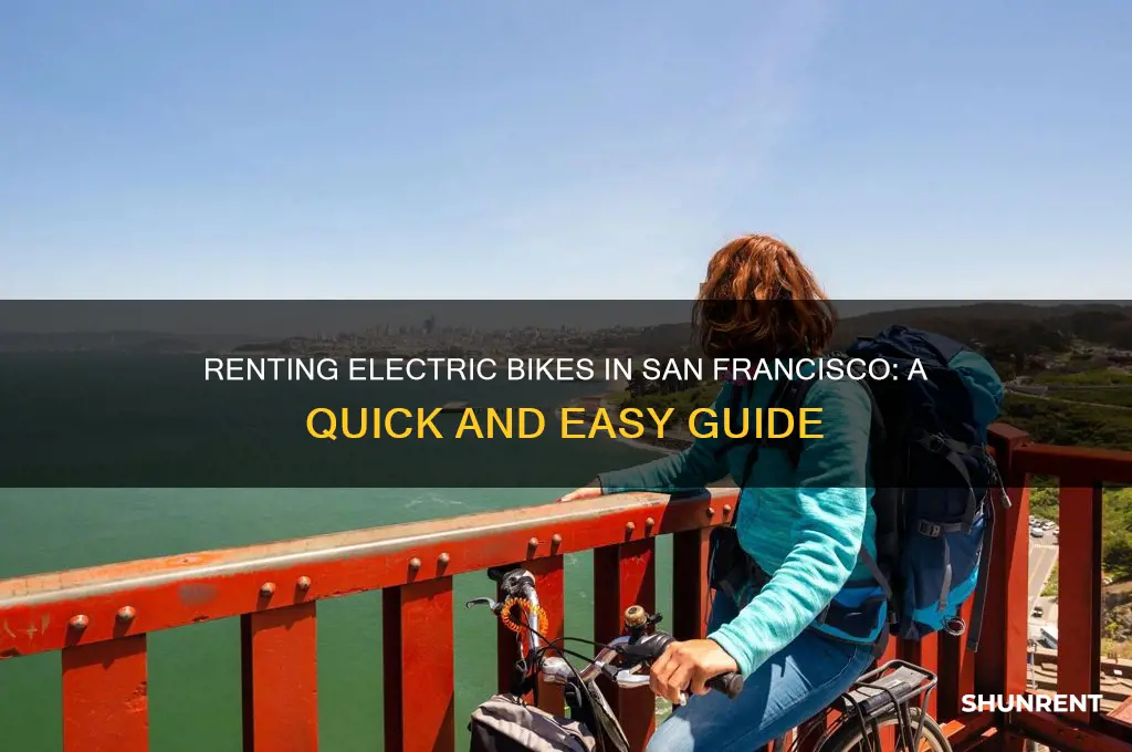 how to rent a electric bike in sf