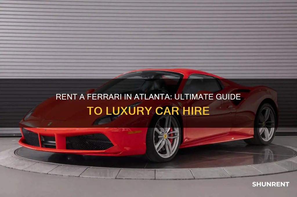 how to rent a ferrari in atlanta
