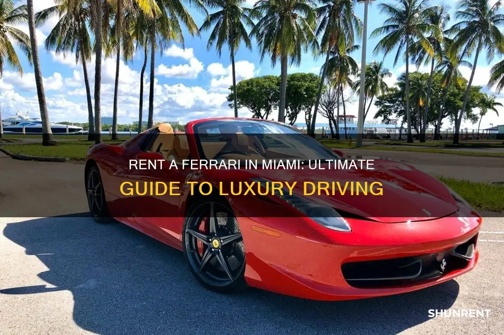 how to rent a ferrari in miami