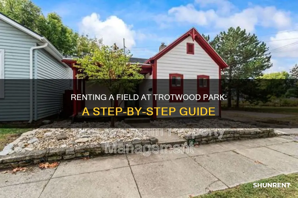 how to rent a field at trotwood park