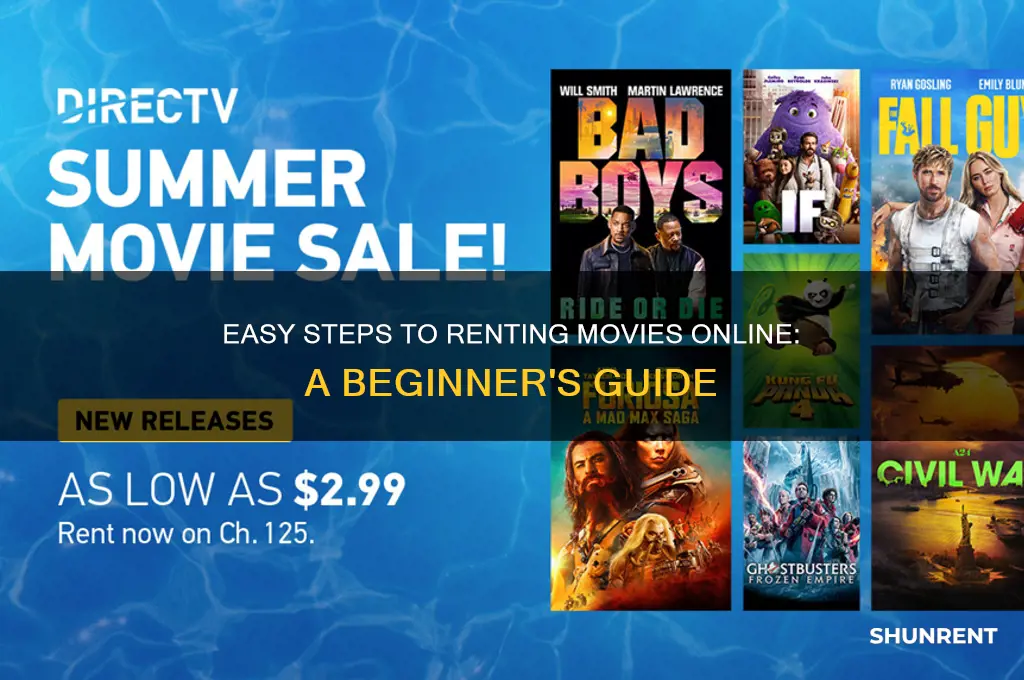 how to rent a film on line