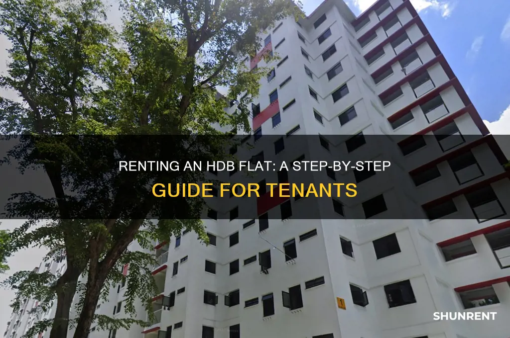 how to rent a flat from hdb