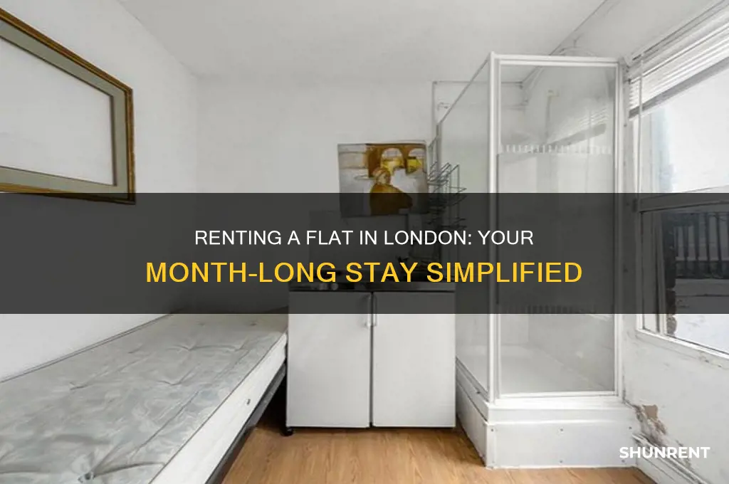 how to rent a flat in london for a month
