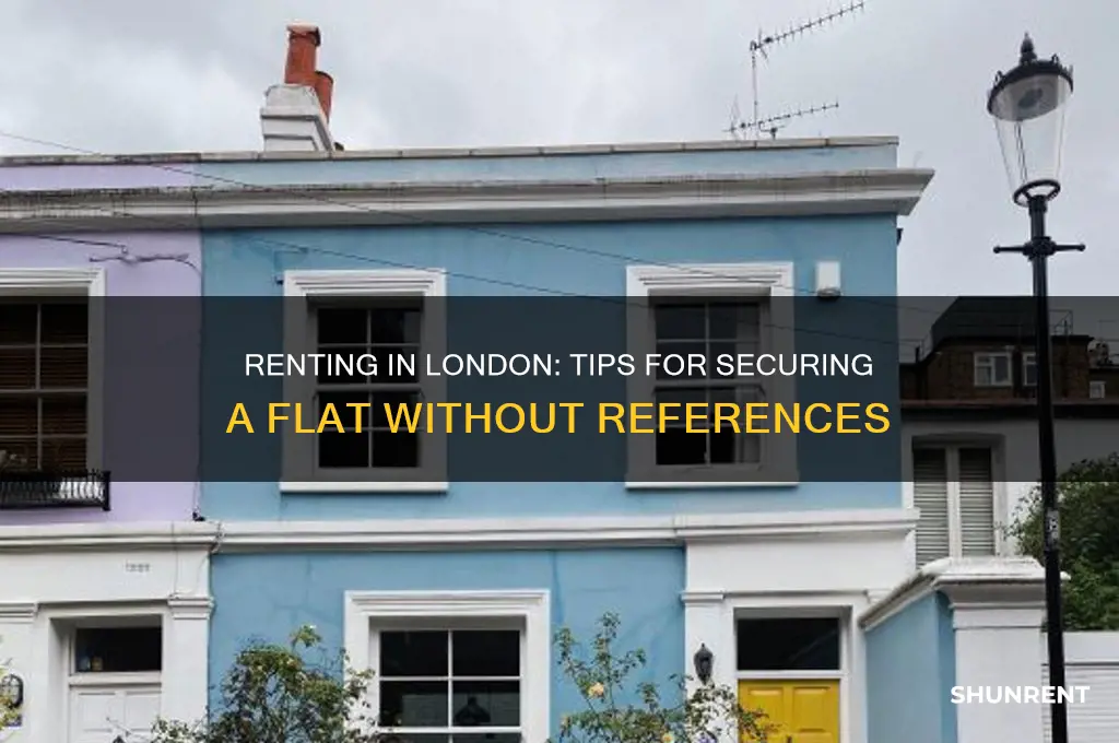 how to rent a flat in london without references