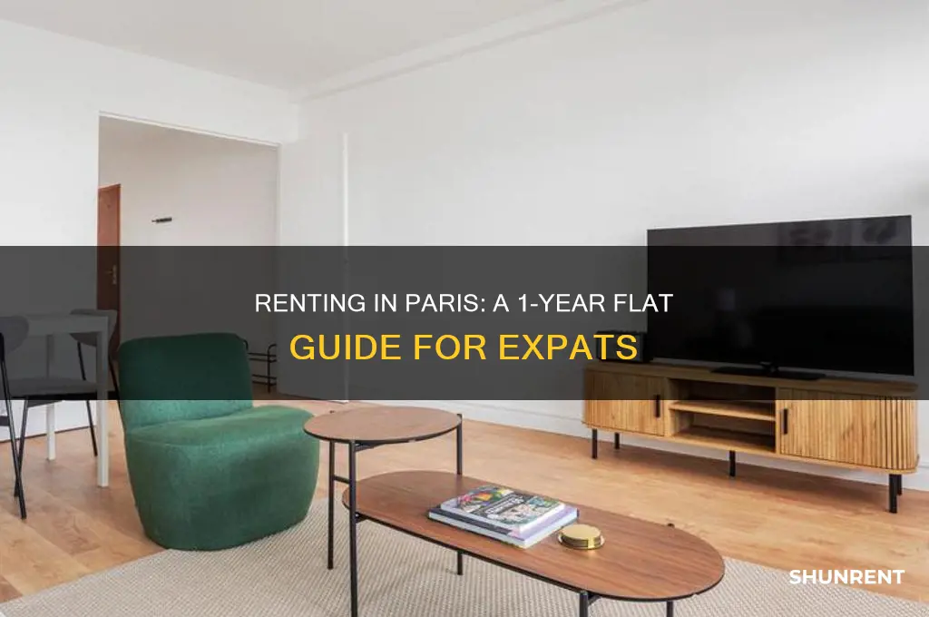how to rent a flat in paris for 1 year
