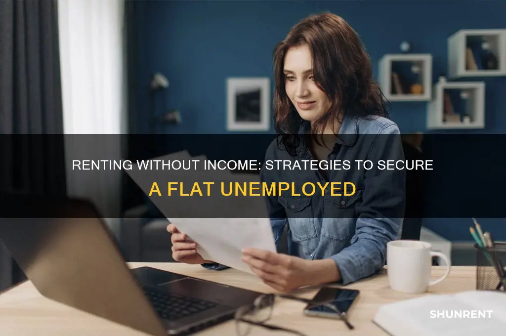how to rent a flat with no job