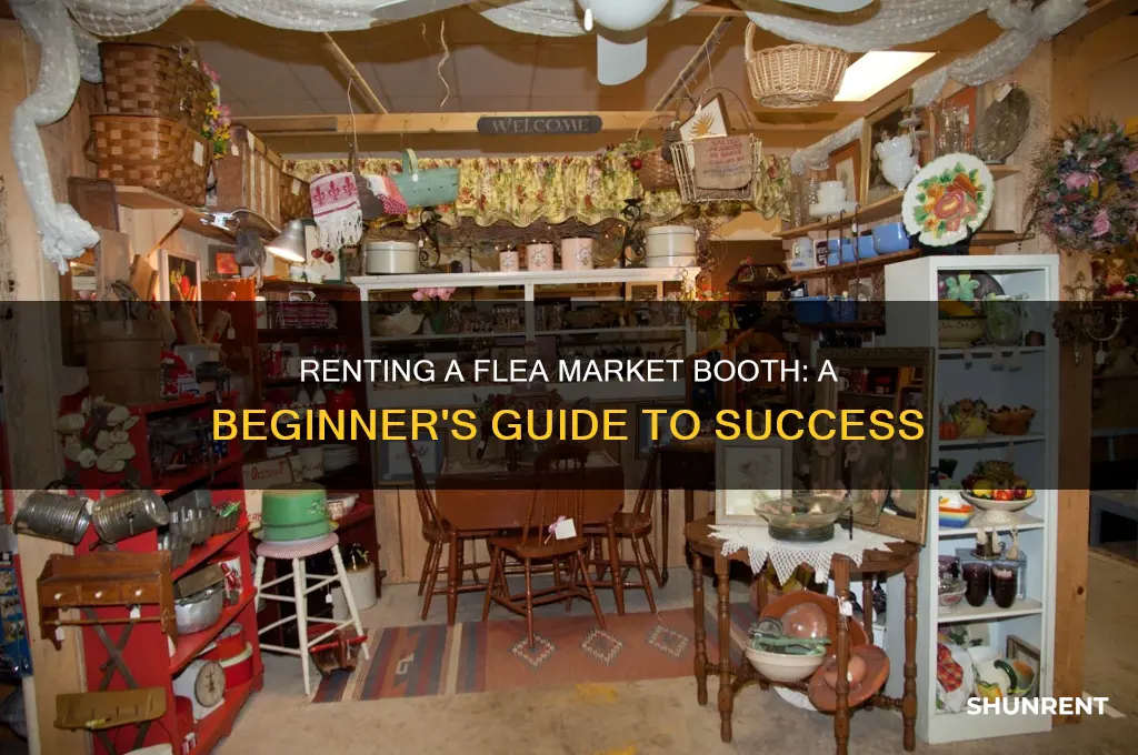 how to rent a flea market booth