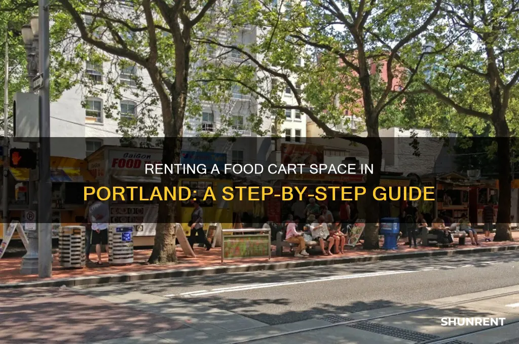 how to rent a food cart space in portland oregon