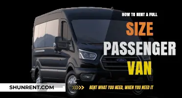 Renting a Full-Size Passenger Van: Tips for a Smooth Journey