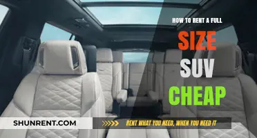 Affordable Full-Size SUV Rentals: Smart Tips for Budget-Friendly Deals