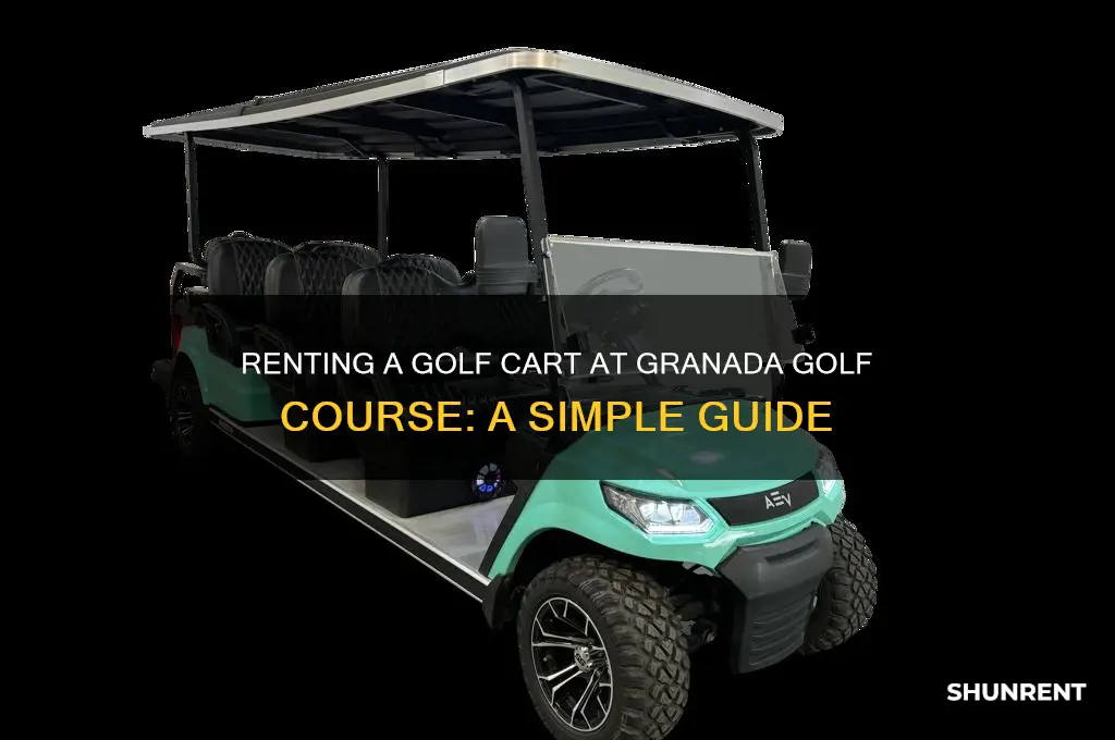 how to rent a golf cart in granada golf course
