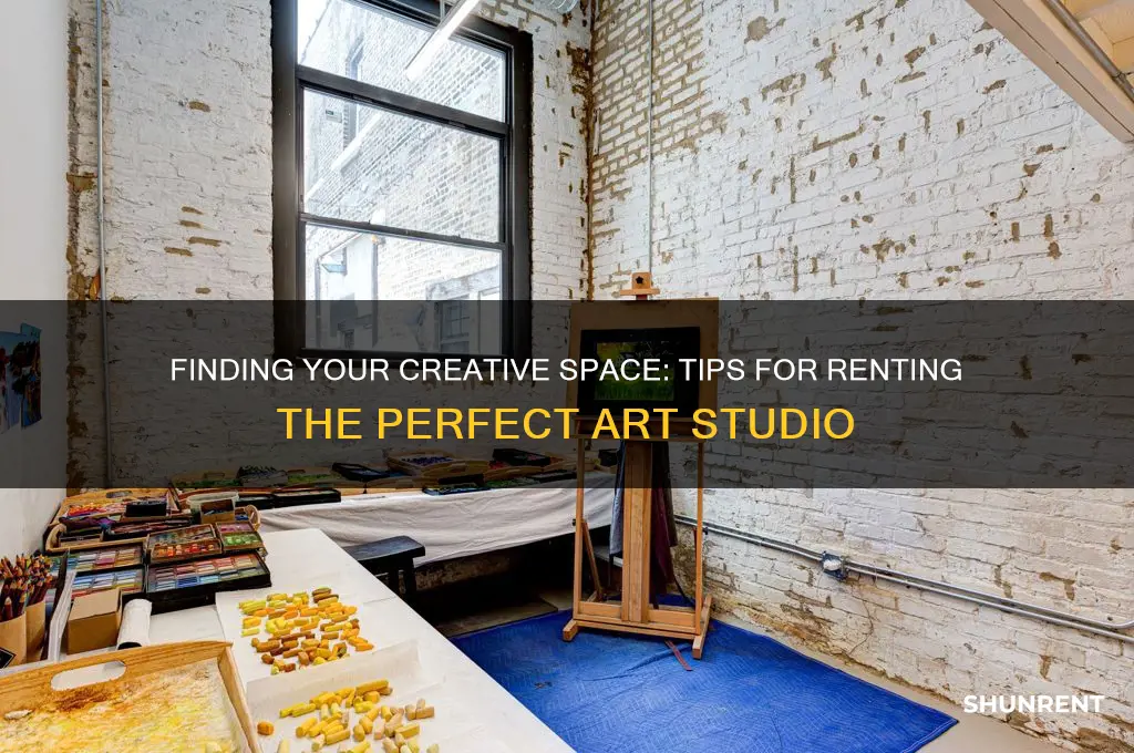 how to rent a great art studio