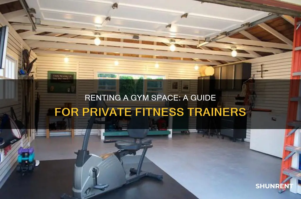 how to rent a gym to private fitness trainer